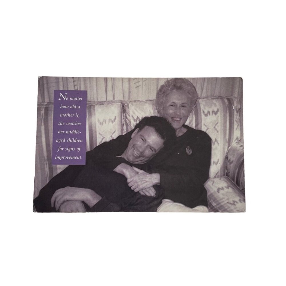 Vintage Postcard Motherhood Postcard Mother and Son Posted u 1994